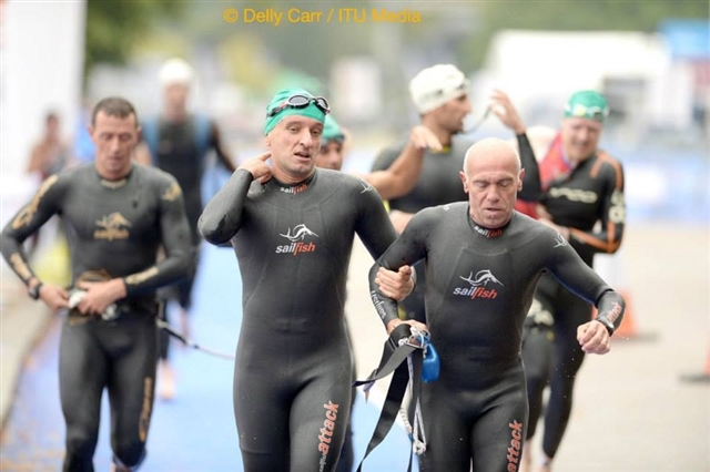 Alberto e Claudio ai mondiali Paratriathlon 2013 di Londra